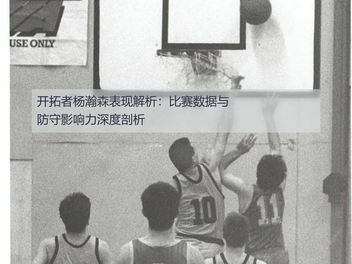 开拓者杨瀚森表现解析:比赛数据与防守影响力深度剖析 | kaiyun